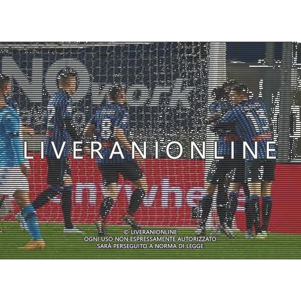 Atalanta-Napoli Coppa Italia 2020/2021 Semifinale di ritorno Bergamo, 10 Febbraio 2021 Nella foto: Matteo Pessina esulta dopo il gol del 3-1 Ph. Soli - Ag. Aldo Liverani/AGENZIA ALDO LIVERANI SAS