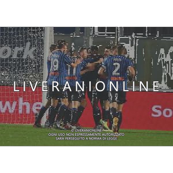 Atalanta-Napoli Coppa Italia 2020/2021 Semifinale di ritorno Bergamo, 10 Febbraio 2021 Nella foto: Matteo Pessina esulta dopo il gol del 3-1 Ph. Soli - Ag. Aldo Liverani/AGENZIA ALDO LIVERANI SAS