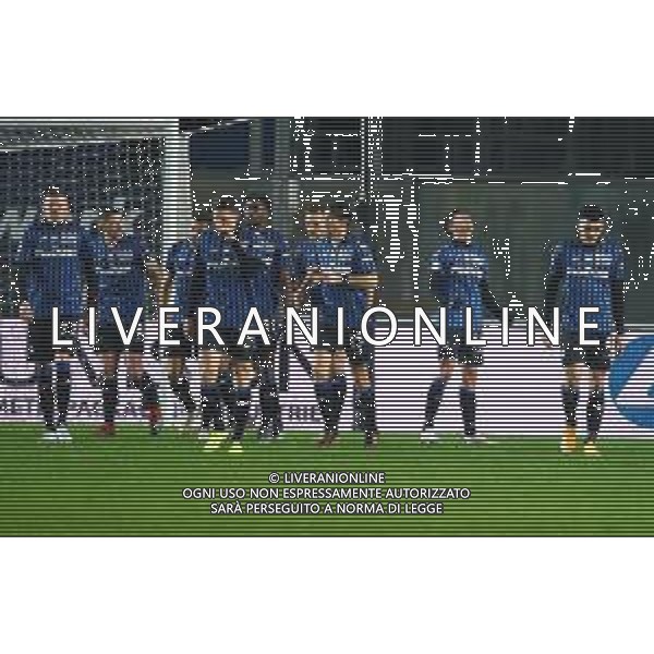 Atalanta-Napoli Coppa Italia 2020/2021 Semifinale di ritorno Bergamo, 10 Febbraio 2021 Nella foto: Matteo Pessina esulta dopo il gol del 3-1 Ph. Soli - Ag. Aldo Liverani/AGENZIA ALDO LIVERANI SAS