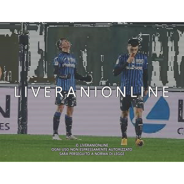 Atalanta-Napoli Coppa Italia 2020/2021 Semifinale di ritorno Bergamo, 10 Febbraio 2021 Nella foto: Matteo Pessina esulta dopo il gol del 3-1 Ph. Soli - Ag. Aldo Liverani/AGENZIA ALDO LIVERANI SAS