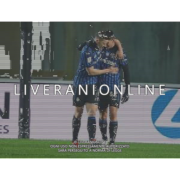 Atalanta-Napoli Coppa Italia 2020/2021 Semifinale di ritorno Bergamo, 10 Febbraio 2021 Nella foto: Matteo Pessina esulta dopo il gol del 3-1 Ph. Soli - Ag. Aldo Liverani/AGENZIA ALDO LIVERANI SAS