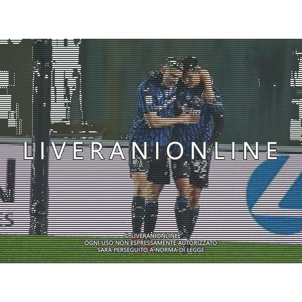 Atalanta-Napoli Coppa Italia 2020/2021 Semifinale di ritorno Bergamo, 10 Febbraio 2021 Nella foto: Matteo Pessina esulta dopo il gol del 3-1 Ph. Soli - Ag. Aldo Liverani/AGENZIA ALDO LIVERANI SAS