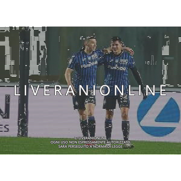 Atalanta-Napoli Coppa Italia 2020/2021 Semifinale di ritorno Bergamo, 10 Febbraio 2021 Nella foto: Matteo Pessina esulta dopo il gol del 3-1 Ph. Soli - Ag. Aldo Liverani/AGENZIA ALDO LIVERANI SAS