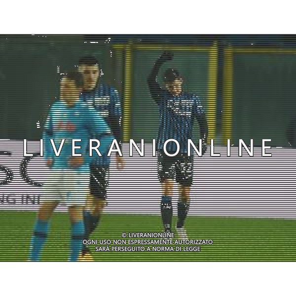 Atalanta-Napoli Coppa Italia 2020/2021 Semifinale di ritorno Bergamo, 10 Febbraio 2021 Nella foto: Matteo Pessina esulta dopo il gol del 3-1 Ph. Soli - Ag. Aldo Liverani/AGENZIA ALDO LIVERANI SAS
