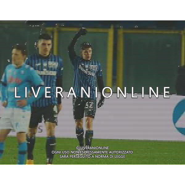 Atalanta-Napoli Coppa Italia 2020/2021 Semifinale di ritorno Bergamo, 10 Febbraio 2021 Nella foto: Matteo Pessina esulta dopo il gol del 3-1 Ph. Soli - Ag. Aldo Liverani/AGENZIA ALDO LIVERANI SAS