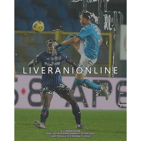 Atalanta-Napoli Coppa Italia 2020/2021 Semifinale di ritorno Bergamo, 10 Febbraio 2021 Nella foto: Amir Rrahmani e Duvan Zapata Ph. Soli - Ag. Aldo Liverani/AGENZIA ALDO LIVERANI SAS