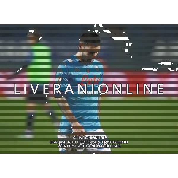 Atalanta-Napoli Coppa Italia 2020/2021 Semifinale di ritorno Bergamo, 10 Febbraio 2021 Nella foto: delusione Giovanni Di Lorenzo a fine gara Ph. Soli - Ag. Aldo Liverani/AGENZIA ALDO LIVERANI SAS