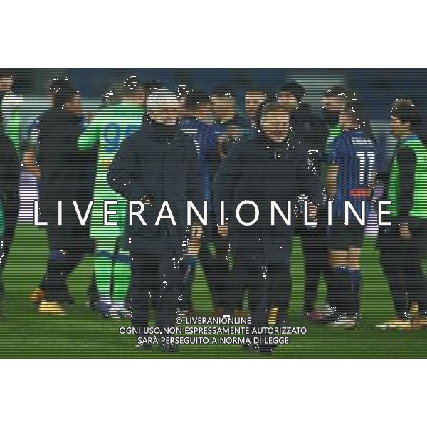 Atalanta-Napoli Coppa Italia 2020/2021 Semifinale di ritorno Bergamo, 10 Febbraio 2021 Nella foto: Gian piero Gasperini a fine gara Ph. Soli - Ag. Aldo Liverani/AGENZIA ALDO LIVERANI SAS