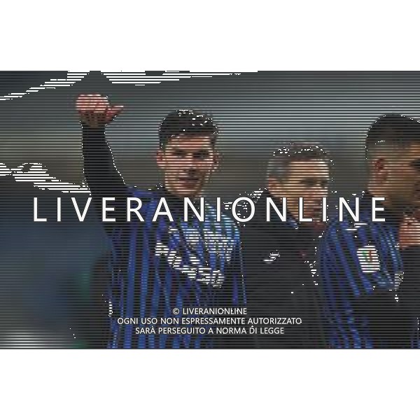 Atalanta-Napoli Coppa Italia 2020/2021 Semifinale di ritorno Bergamo, 10 Febbraio 2021 Nella foto: Matteo Pessina esulta a fine gara Ph. Soli - Ag. Aldo Liverani/AGENZIA ALDO LIVERANI SAS