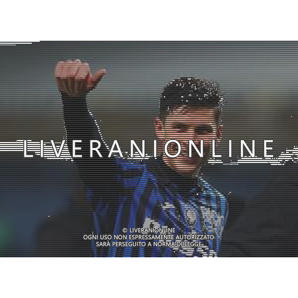 Atalanta-Napoli Coppa Italia 2020/2021 Semifinale di ritorno Bergamo, 10 Febbraio 2021 Nella foto: Matteo Pessina esulta a fine gara Ph. Soli - Ag. Aldo Liverani/AGENZIA ALDO LIVERANI SAS