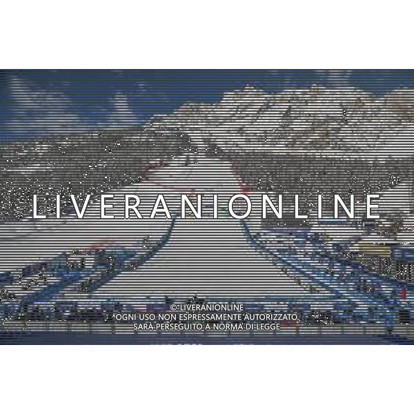 Luca Tedeschi/LM - 2021 FIS Alpine World SKI Championships - Super G - Women - alpine ski race 11 February 2021 - Olympia delle Tofane, cortina (bl), Italy Photo showing: Atmosphere from the Olympia delle Tofane track @LM/Luca Tedeschi AG ALDO LIVERANI SAS