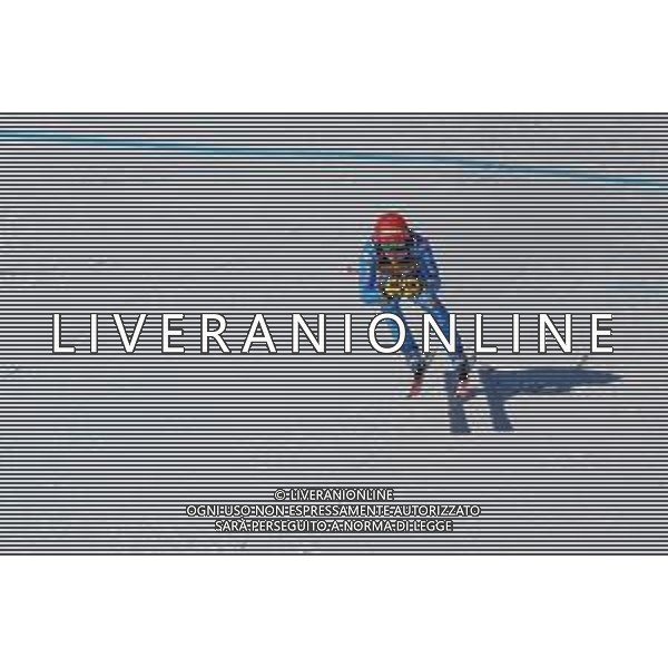 Luca Tedeschi/LM - 2021 FIS Alpine World SKI Championships - Super G - Women - alpine ski race 11 February 2021 - Olympia delle Tofane, cortina (bl), Italy Photo showing: Federica BRIGNONE (ITA) @LM/Luca Tedeschi AG ALDO LIVERANI SAS