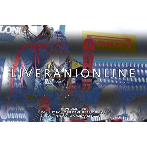 Luca Tedeschi/LM - 2021 FIS Alpine World SKI Championships - Super G - Women - alpine ski race 11 February 2021 - Olympia delle Tofane, cortina (bl), Italy Photo showing: Mikaela SHIFFRIN (USA) @LM/Luca Tedeschi AG ALDO LIVERANI SAS