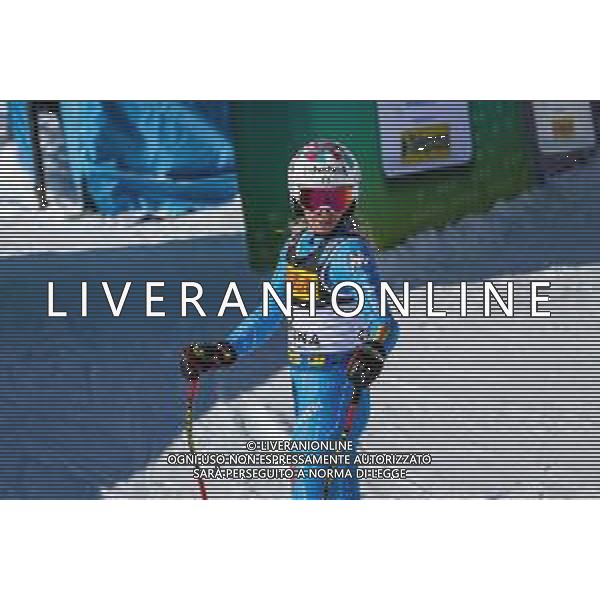 Luca Tedeschi/LM - 2021 FIS Alpine World SKI Championships - Super G - Women - alpine ski race 11 February 2021 - Olympia delle Tofane, cortina (bl), Italy Photo showing: Marta BASSINO (ITA) @LM/Luca Tedeschi AG ALDO LIVERANI SAS