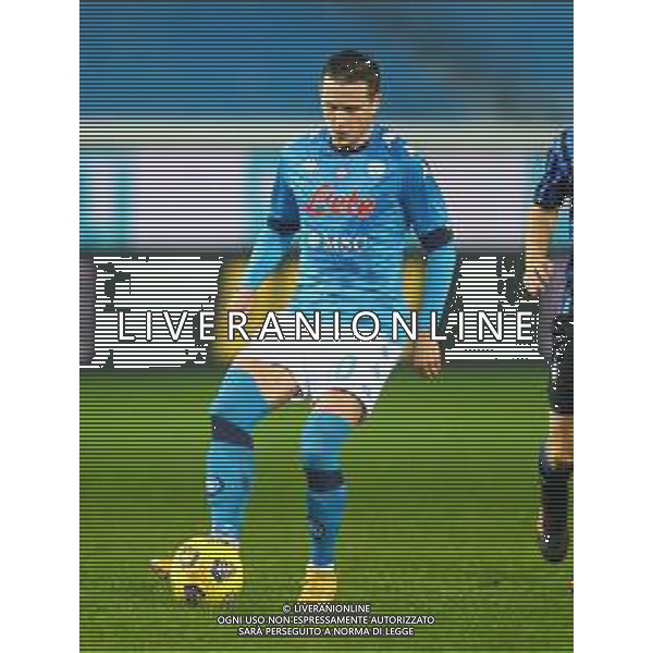 Atalanta-Napoli Coppa Italia 2020/2021 Semifinale di ritorno Bergamo, 10 Febbraio 2021 Nella foto: Piotr Zielinski Ph. Soli - Ag. Aldo Liverani/AGENZIA ALDO LIVERANI SAS