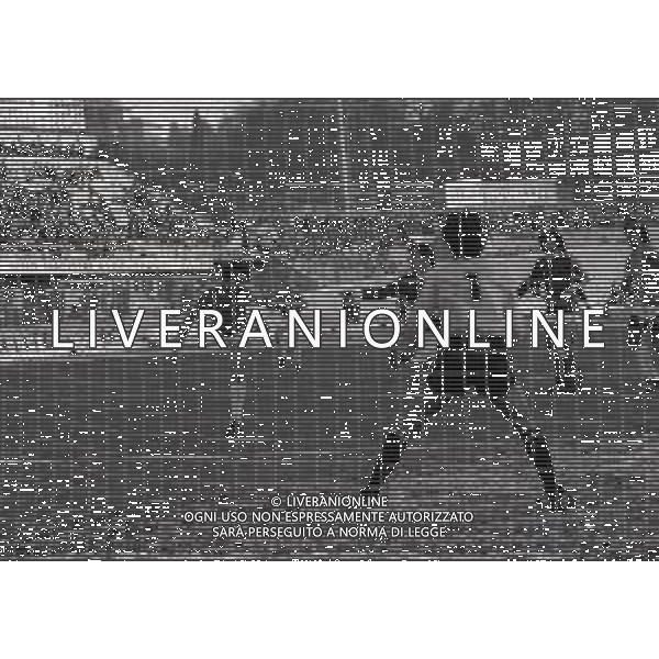 21-12-1980 VARESE CAMPIONATO DI CALCIO SERIE B VARESE RIMINI 2-2 NELLA FOTO GOAL ANTONIO BALDONI AG ALDO LIVERANI SAS