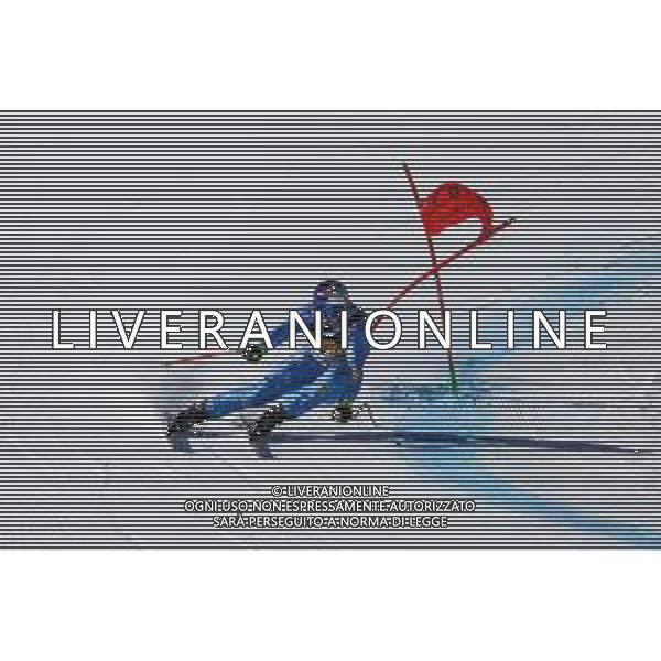 Luca Tedeschi/LM - 2021 FIS Alpine World SKI Championships - Super G - Men - alpine ski race 11 February 2021 - Olympia delle Tofane, cortina (bl), Italy Photo showing: Dominik PARIS (ITA) @LM/Luca Tedeschi AG ALDO LIVERANI SAS