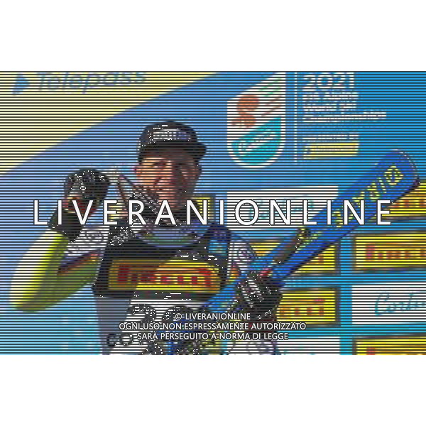 Sergio Bisi/LM - 2021 FIS Alpine World SKI Championships - Super G - Men - alpine ski race 11 February 2021 - Olympia delle Tofane, cortina (bl), Italy Photo showing: BAUMANN Romed (GER) SILVER MEDAL @LM/Sergio Bisi/AGENZIA ALDO LIVERANI SAS