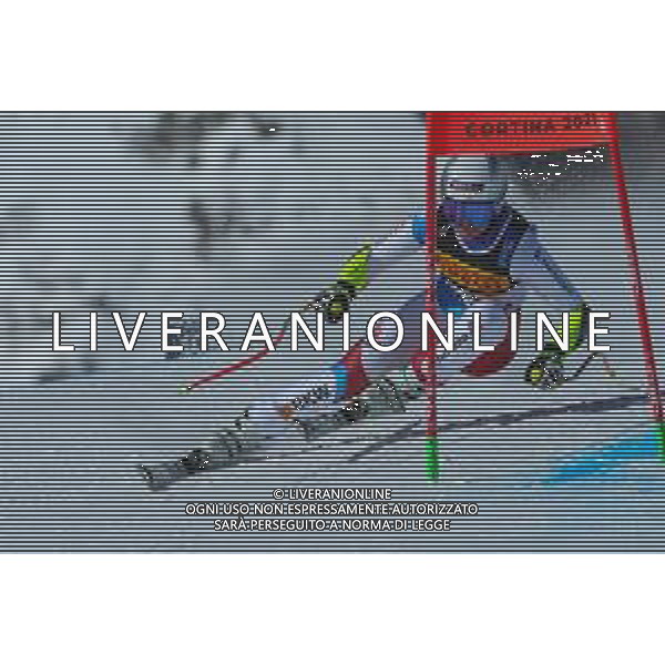 Sergio Bisi/LM - 2021 FIS Alpine World SKI Championships - Super G - Women - alpine ski race 11 February 2021 - Olympia delle Tofane, cortina (bl), Italy Photo showing: SUTER Corinne (SUI) SILVER MEDAL @LM/Sergio Bisi/AGENZIA ALDO LIVERANI SAS