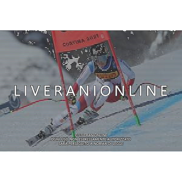 Sergio Bisi/LM - 2021 FIS Alpine World SKI Championships - Super G - Women - alpine ski race 11 February 2021 - Olympia delle Tofane, cortina (bl), Italy Photo showing: GUT-BEHRAMI Lara (SUI) GOLD MEDAL @LM/Sergio Bisi/AGENZIA ALDO LIVERANI SAS