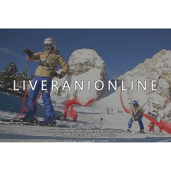 Sergio Bisi/LM - 2021 FIS Alpine World SKI Championships - Super G - Women - alpine ski race 11 February 2021 - Olympia delle Tofane, cortina (bl), Italy Photo showing: BASSINO Marta (ITA) @LM/Sergio Bisi AG ALDO LIVERANI SAS