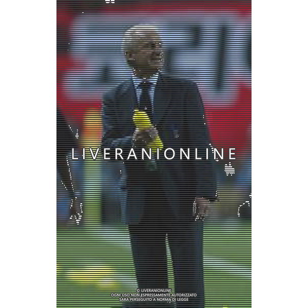 MONDIALI CALCIO DAEJEON (COREA DEL SUD) 18/06/2002 COREA DEL SUD ITALIA NELLA FOTO L\'ALLENATORE GIOVANNI TRAPATTONI AGENZIA ALDO LIVERANI SAS