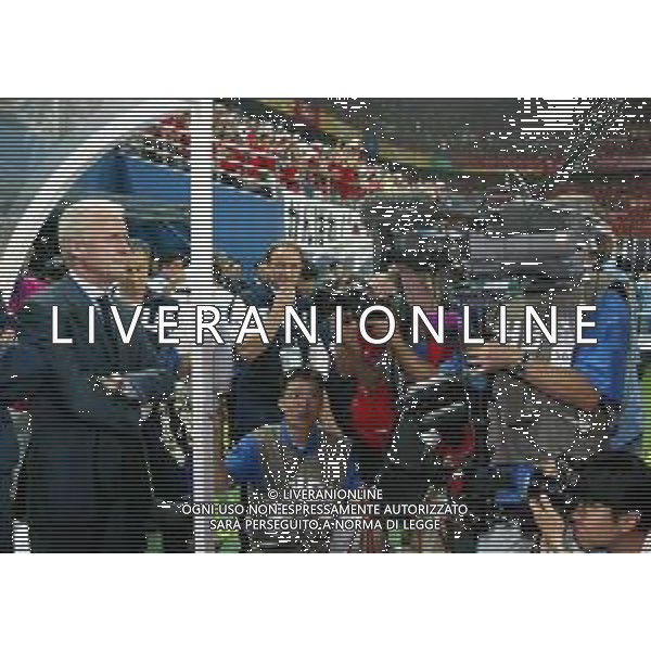 MONDIALI CALCIO DAEJEON (COREA DEL SUD) 18/06/2002 COREA DEL SUD ITALIA NELLA FOTO L\'ALLENATORE GIOVANNI TRAPATTONI AGENZIA ALDO LIVERANI SAS