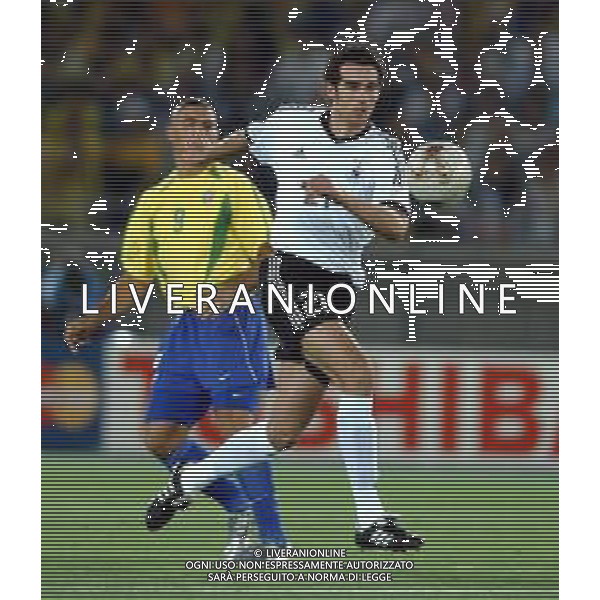 YOKOHAMA (GIAPPONE) 30/06/2002 FINALE MONDIALI CALCIO 2002 GERMANIA - BRASILE NELLA FOTO METZELDER CHRISTOPH AGENZIA ALDO LIVERANI SAS