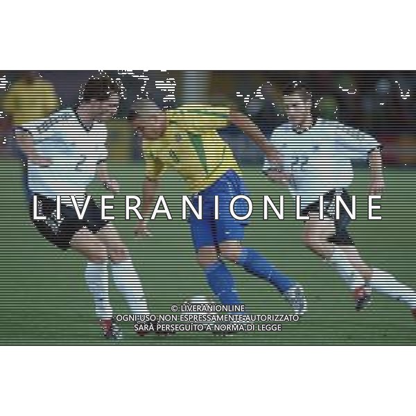YOKOHAMA (GIAPPONE) 30/06/2002 FINALE MONDIALI CALCIO 2002 GERMANIA - BRASILE NELLA FOTO RONALDO AGENZIA ALDO LIVERANI SAS