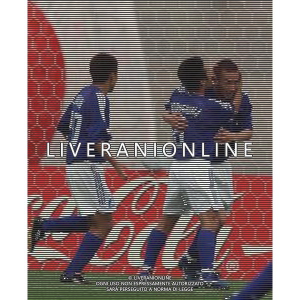 mondiali korea giappone 2002 osaka 14/06/02 tunisia giappone nella foto esultanza nakata hidetoshi Agenzia aldo liverani Sas