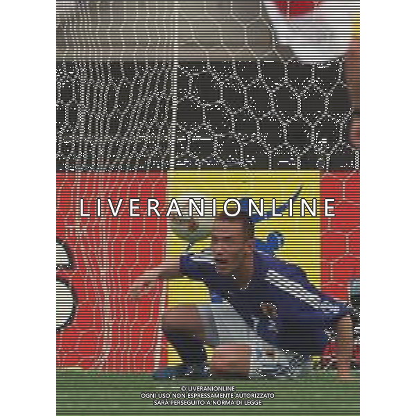 mondiali korea giappone 2002 osaka 14/06/02 tunisia giappone nella foto il gol nakata hidetoshi Agenzia aldo liverani Sas