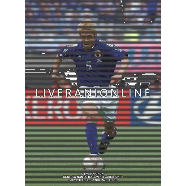 mondiali korea giappone 2002 osaka 14/06/02 tunisia giappone nella foto INAMOTO JUNICHI Agenzia aldo liverani Sas