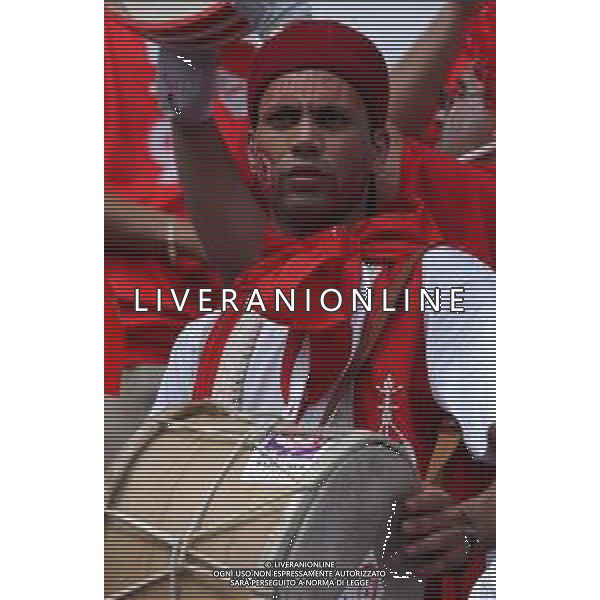 mondiali korea giappone 2002 osaka 14/06/02 tunisia giappone nella foto tifosi tunisia Agenzia aldo liverani Sas