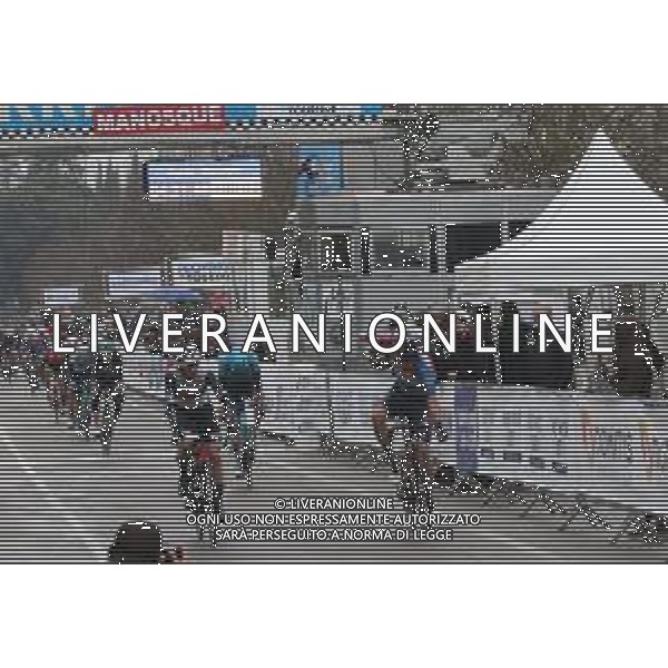 12-02-2021 Tour De La Provence; Tappa 02 Cassis - Manosque; 2021, Deceuninck - Quick Step; 2021, Trek - Segafredo; Ballerini, Davide; Ciccone, Giulio; Manosque; ©SIROTTI /AGENZIA ALDO LIVERANI SAS