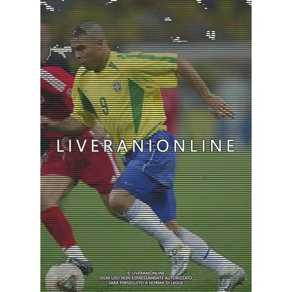 Saitama (GIAPPONE) 26/06/2002 MONDIALI DI CALCIO FIFA World Cup 2002 BRASILE - TURCHIA 1-0 - SEMIFINALE nella foto ronaldo Agenzia Aldo Liverani Sas