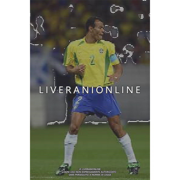 Saitama (GIAPPONE) 26/06/2002 MONDIALI DI CALCIO FIFA World Cup 2002 BRASILE - TURCHIA 1-0 - SEMIFINALE nella foto cafu\' marcos Agenzia Aldo Liverani Sas
