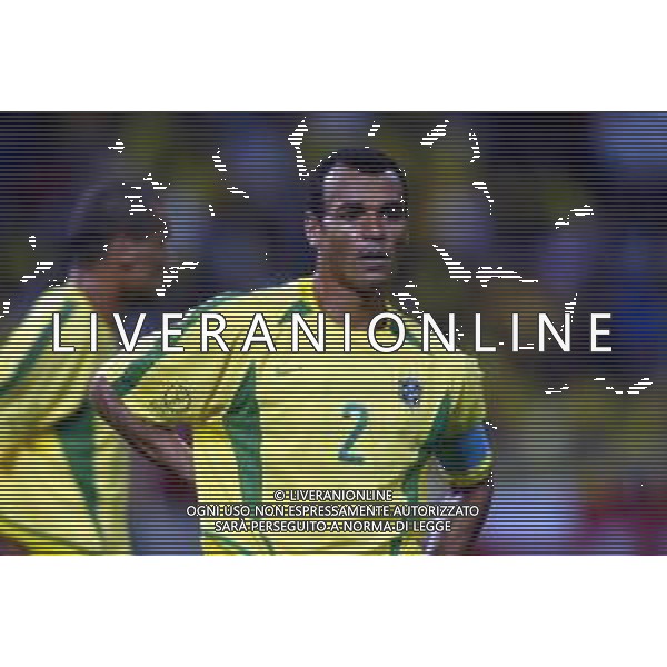 Saitama (GIAPPONE) 26/06/2002 MONDIALI DI CALCIO FIFA World Cup 2002 BRASILE - TURCHIA 1-0 - SEMIFINALE nella foto cafu marcos Agenzia Aldo Liverani Sas