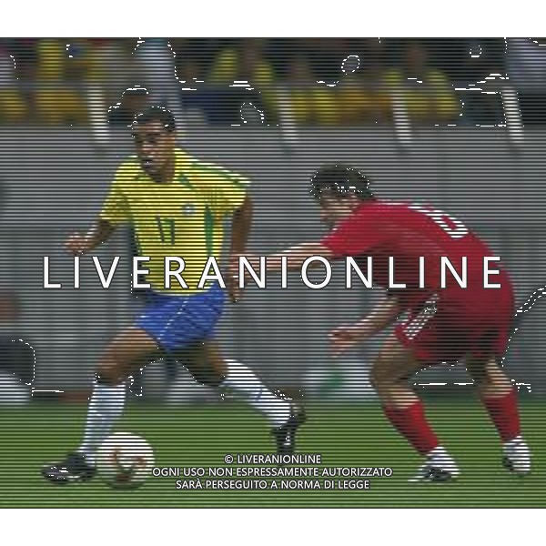 Saitama (GIAPPONE) 26/06/2002 MONDIALI DI CALCIO FIFA World Cup 2002 BRASILE - TURCHIA 1-0 - SEMIFINALE nella foto denilson Agenzia Aldo Liverani Sas