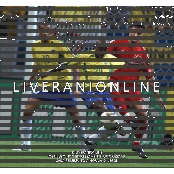 Saitama (GIAPPONE) 26/06/2002 MONDIALI DI CALCIO FIFA World Cup 2002 BRASILE TURCHIA SEMIFINALE NELLA FOTO EDILSON Agenzia Aldo Liverani Sas