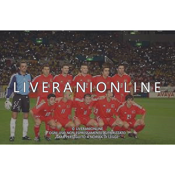 Saitama (GIAPPONE) 26/06/2002 MONDIALI DI CALCIO FIFA World Cup 2002 BRASILE - TURCHIA 1-0 - SEMIFINALE nella foto formazione turchia Agenzia Aldo Liverani Sas
