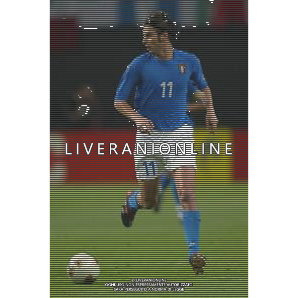 Mondiali calcio 2002 Corea-Giappone Nazionale italiana calcio 2002 nella foto doni cristiano Agenzia Aldo Liverani Sas
