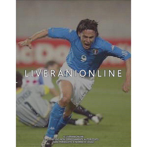 MONDIALI COREA E GIAPPONE 2002 NAZIONALE ITALIANA DI CALCIO NELLA FOTO INZAGHI FILIPPO ESULTANZA Agenzia Aldo Liverani Sas