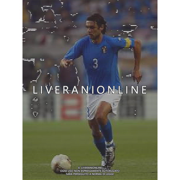 MONDIALI COREA E GIAPPONE 2002 NAZIONALE ITALIANA DI CALCIO NELLA FOTO MALDINI PAOLO Agenzia Aldo Liverani Sas