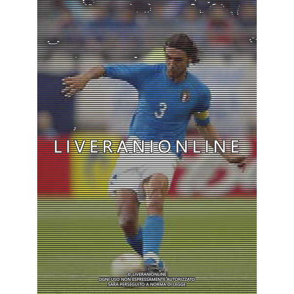 MONDIALI COREA E GIAPPONE 2002 NAZIONALE ITALIANA DI CALCIO NELLA FOTO MALDINI PAOLO Agenzia Aldo Liverani Sas