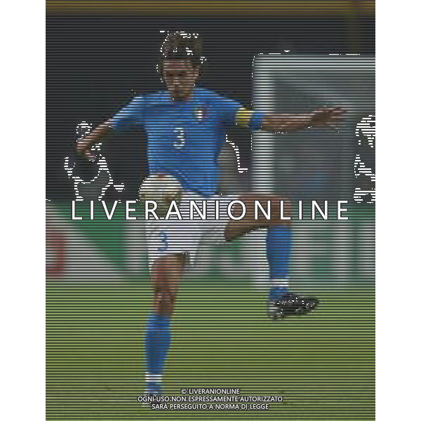 Mondiali calcio 2002 Corea-Giappone Nazionale italiana calcio 2002 nella foto maldini paolo Agenzia Aldo Liverani Sas