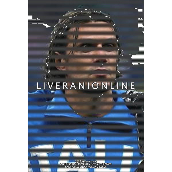 Mondiali calcio 2002 Corea-Giappone Nazionale italiana calcio 2002 nella foto maldini paolo Agenzia Aldo Liverani Sas