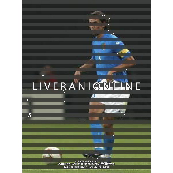 Mondiali calcio 2002 Corea-Giappone Nazionale italiana calcio 2002 nella foto maldini paolo Agenzia Aldo Liverani Sas