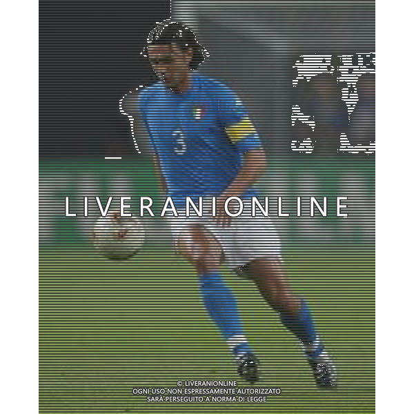 Mondiali calcio 2002 Corea-Giappone Nazionale italiana calcio 2002 nella foto maldini paolo Agenzia Aldo Liverani Sas