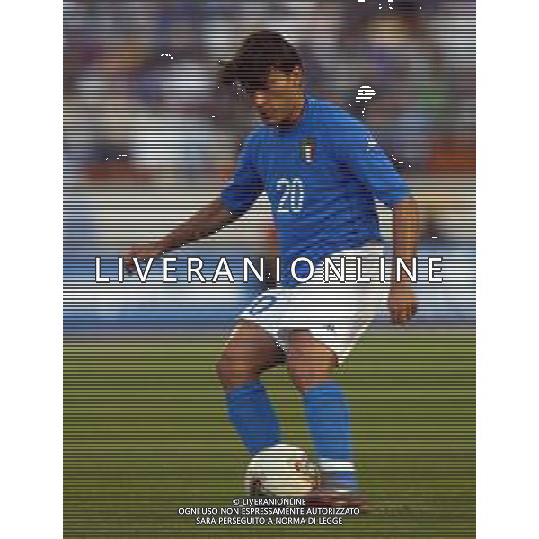 Mondiali calcio 2002 Corea-Giappone Nazionale italiana calcio 2002 nella foto montella vincenzo Agenzia Aldo Liverani Sas