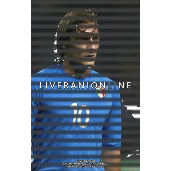 Mondiali calcio 2002 Corea-Giappone Nazionale italiana calcio 2002 nella foto totti francesco Agenzia Aldo Liverani Sas